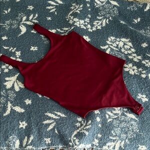 Red Sleeveless Bodysuit 3/$25